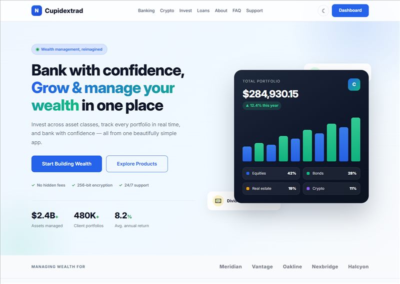 Cupidextrad website screenshot