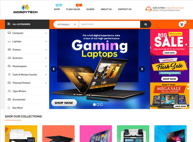 Mordytech website screenshot