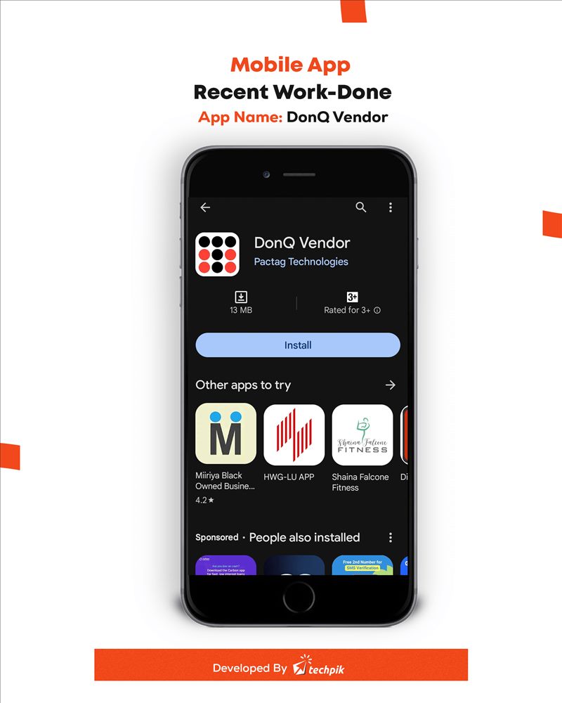 Donqit Vendor app